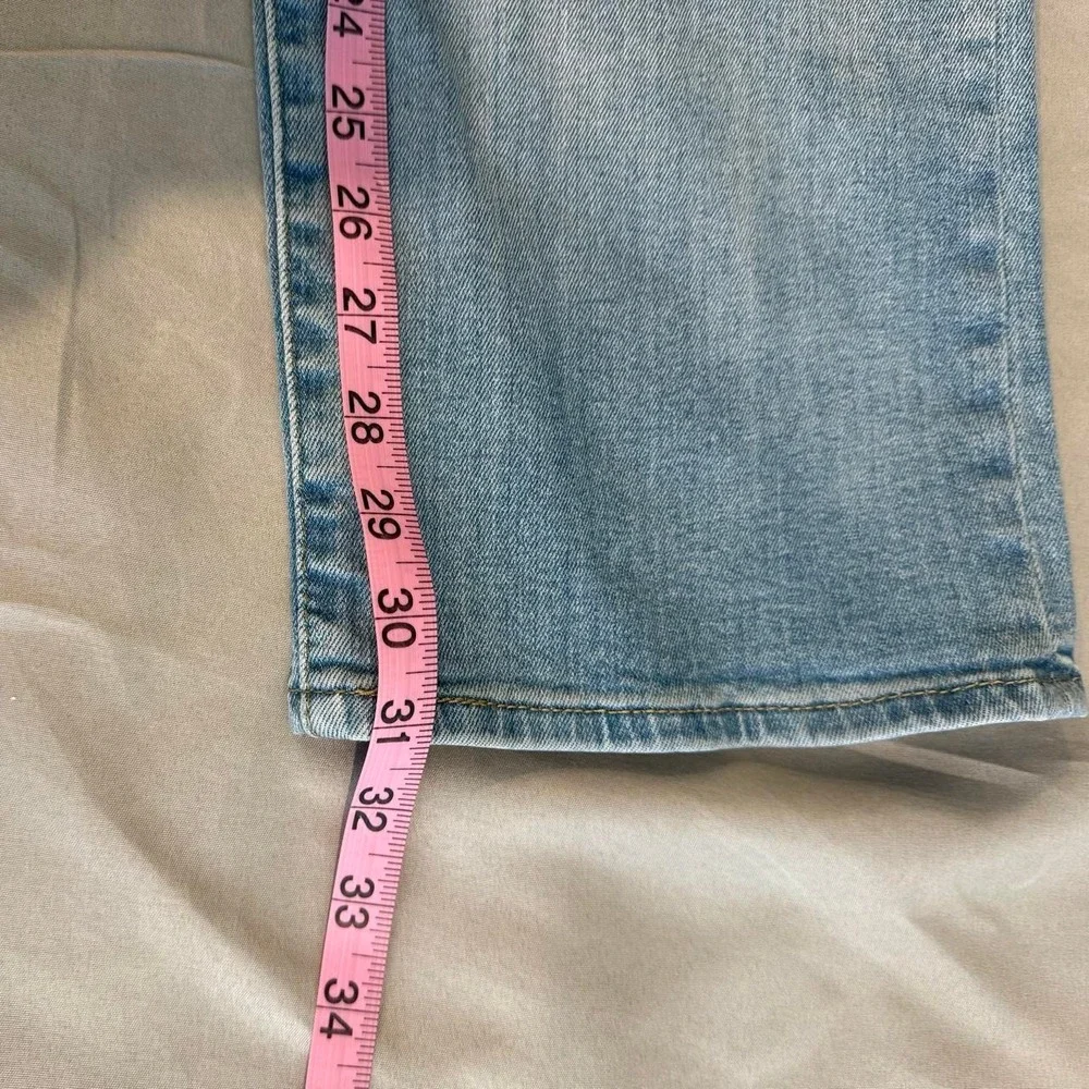 Levis 501 Original Fit Mens Jeans Light Wash Straight Leg W40 L32 Denim